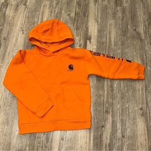 Carhartt Youth Vibrant Orange Hoodie